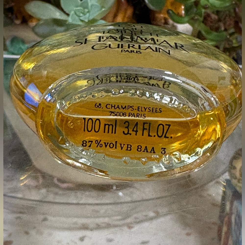 "Rare Vintage Guerlain Shalimar Eau de Toilette 100ml 1988 Splash Bottle" - Picture 6 of 12